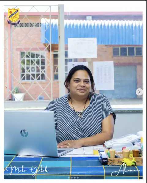 Mrs Gulab, Teacher-in-charge of the Infants